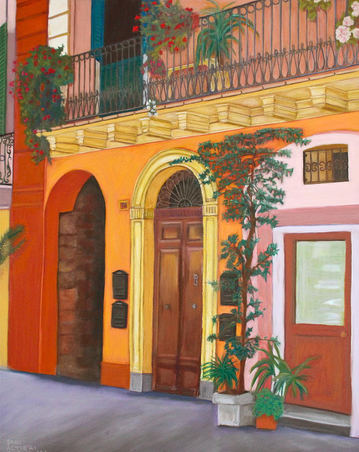 Doorways Pastel - Benvenuto a Ortona Italia by Dani Altieri Marinucci