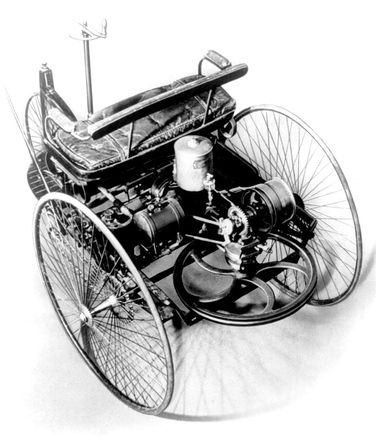 Benz Patent-motorwagen, 1885 Photograph by Science Source