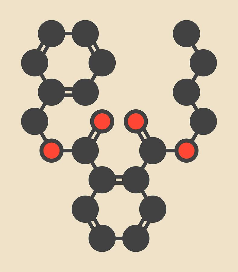 Benzyl Butyl Phthalate Molecule Photograph by Molekuul - Fine Art America