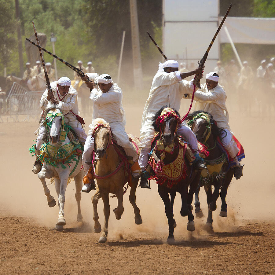 Berber Horsemen 1 Photograph by David Davies
