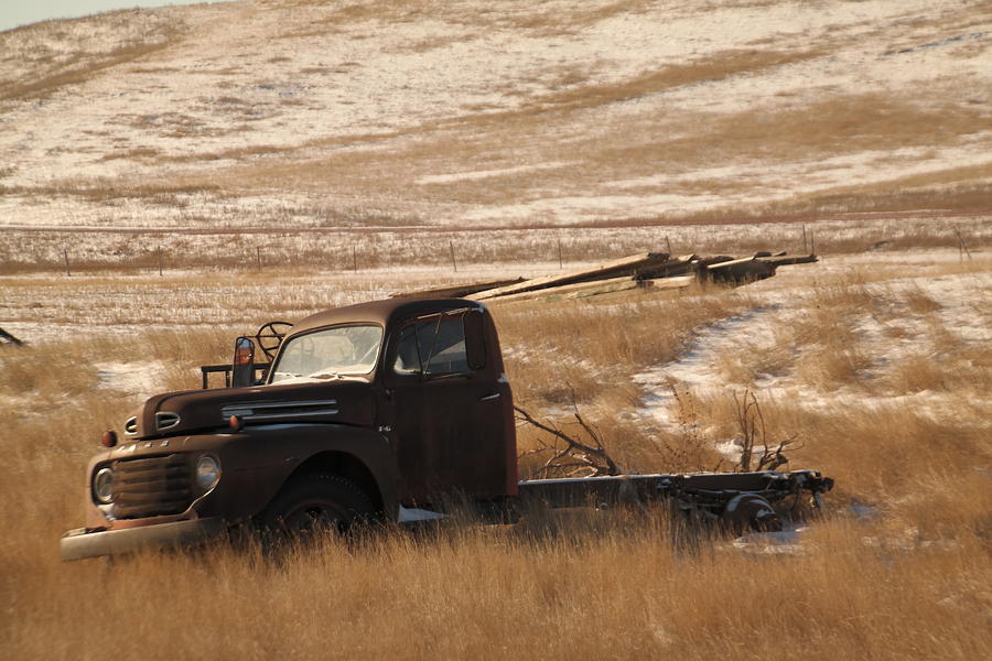 Truck Photograph - Bereft on the plains by Jeff Swan