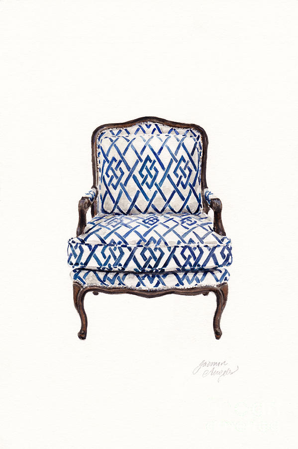 Furniture Painting - Bergere by Jazmin Angeles