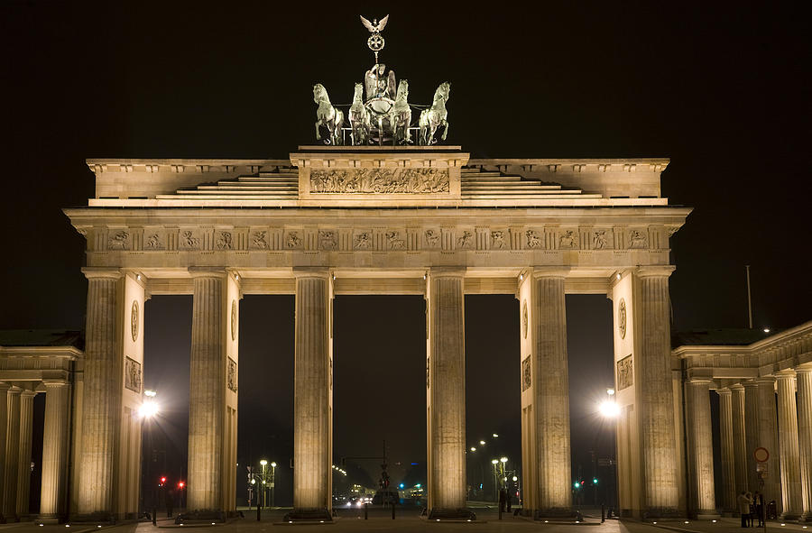Berlin Photograph - Berlin Brandenburg Gate by Frank Tschakert