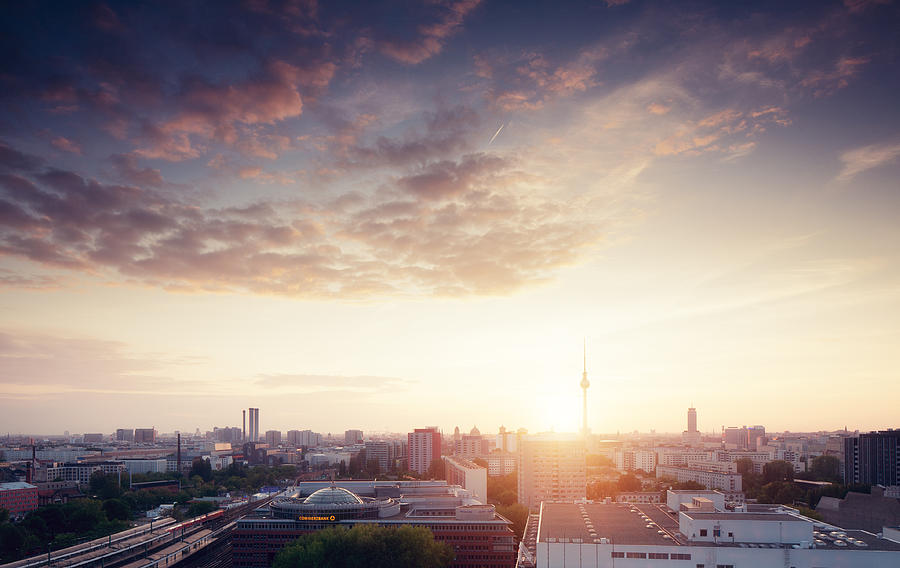Berlin city skyline Photograph by Spreephoto.de