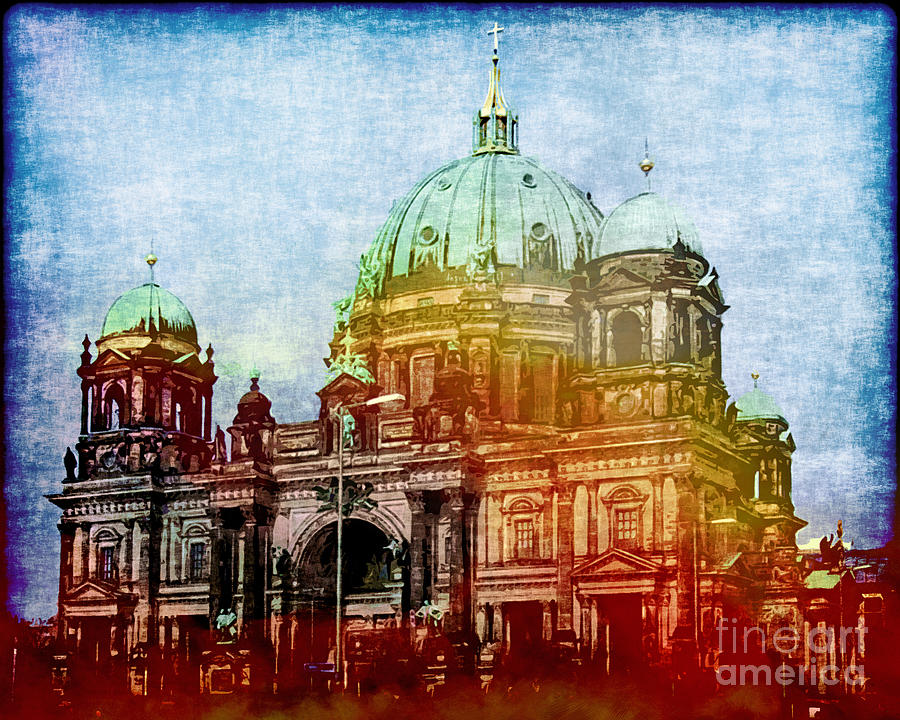 Berlin Dome Painting by Lutz Baar