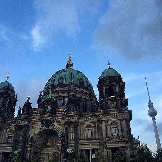 Berlin Photograph - #berlin #domo ( #cathedral ) And #tower by Ryoji Japan