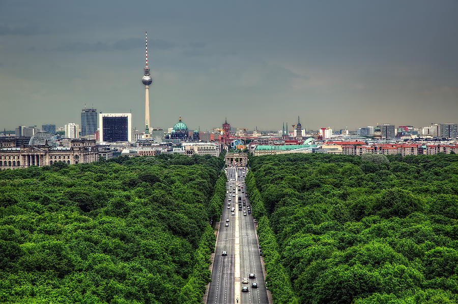 Berlin from the Victory Column Photograph by Ian Good