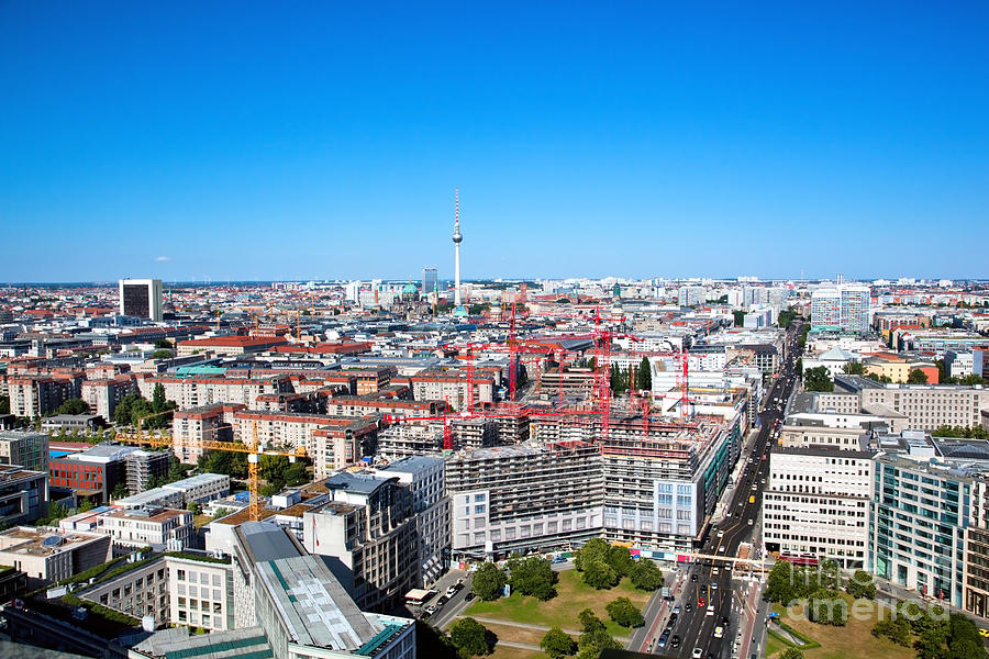 Berlin panorama Photograph by Michal Bednarek