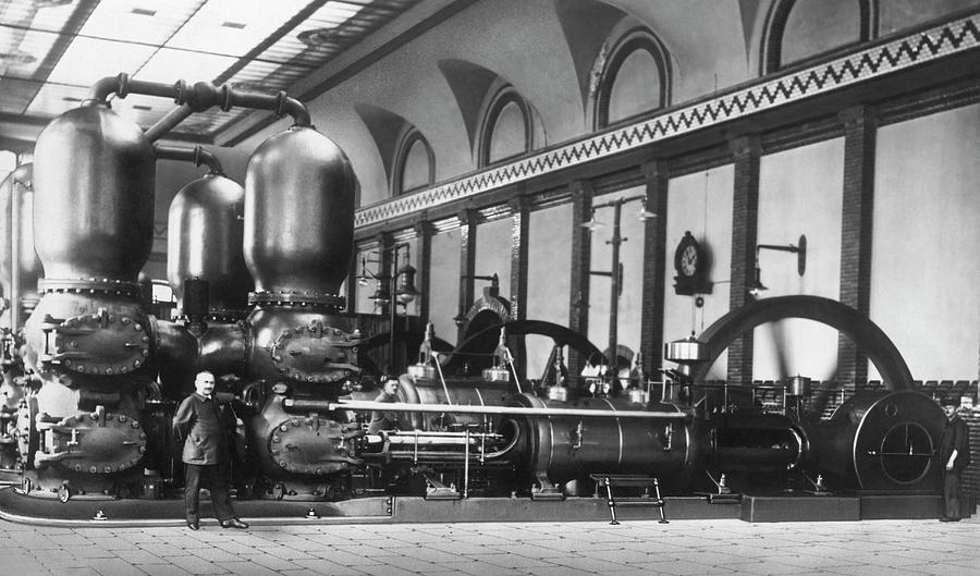 Berlin Pumping Station Photograph by Underwood Archives