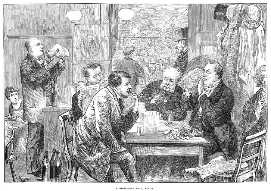 Berlin: Tavern, 1873 Photograph by Granger