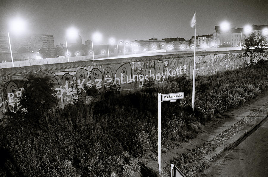 Berlin Wall Night Photograph by Shaun Higson