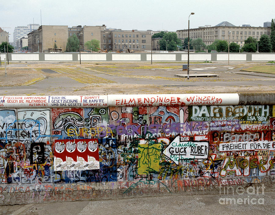 Berlin Wall Photograph by Werner Otto