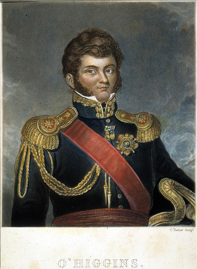 Bernardo O Higgins 1778 1842 Painting By Granger