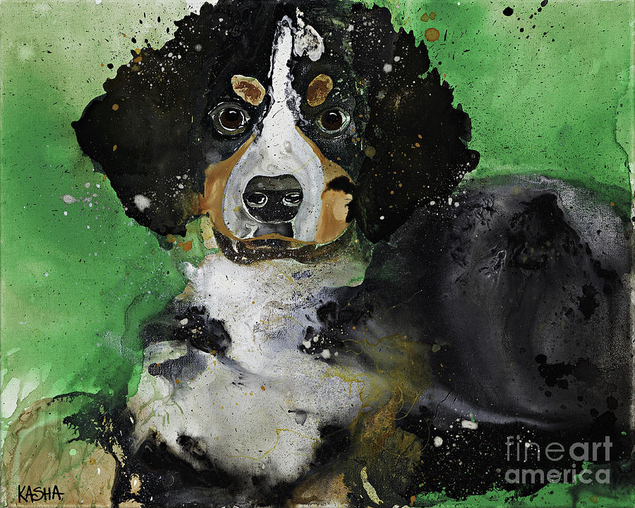 Bernese #1 Painting by Kasha Ritter