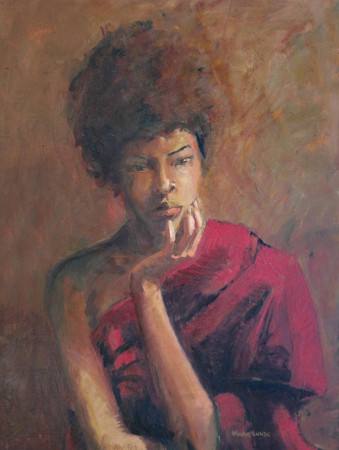 Bernice Antoinette Hall Painting by Mark Lunde