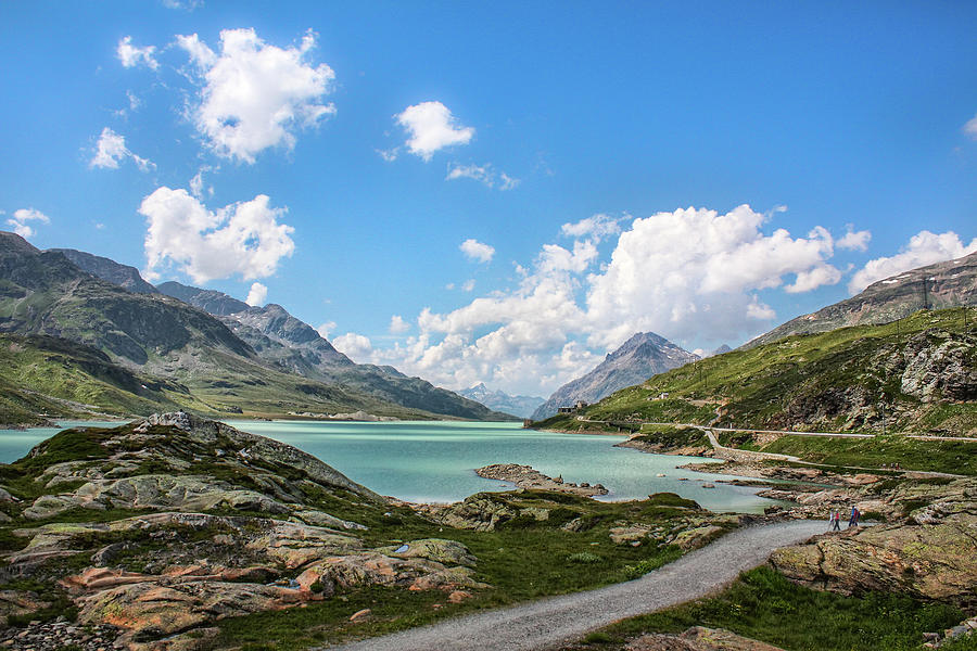 Bernina Pass Lago Bianco Photograph by Melinda Moore