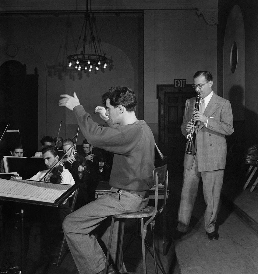 Bernstein and Goodman, C1947 Photograph by William Gottlieb
