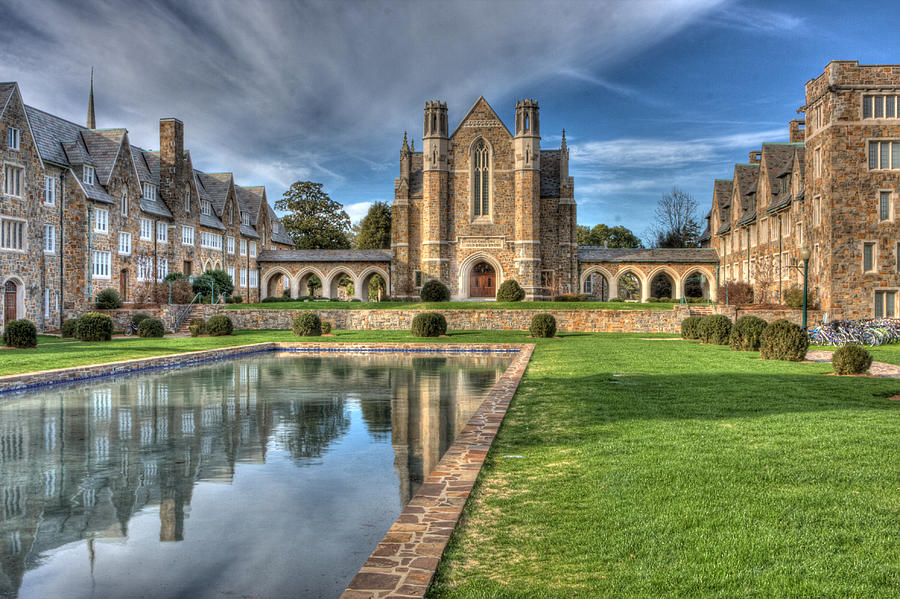 Berry College Ford Hall With The Reflection Pool And Dormitory ...