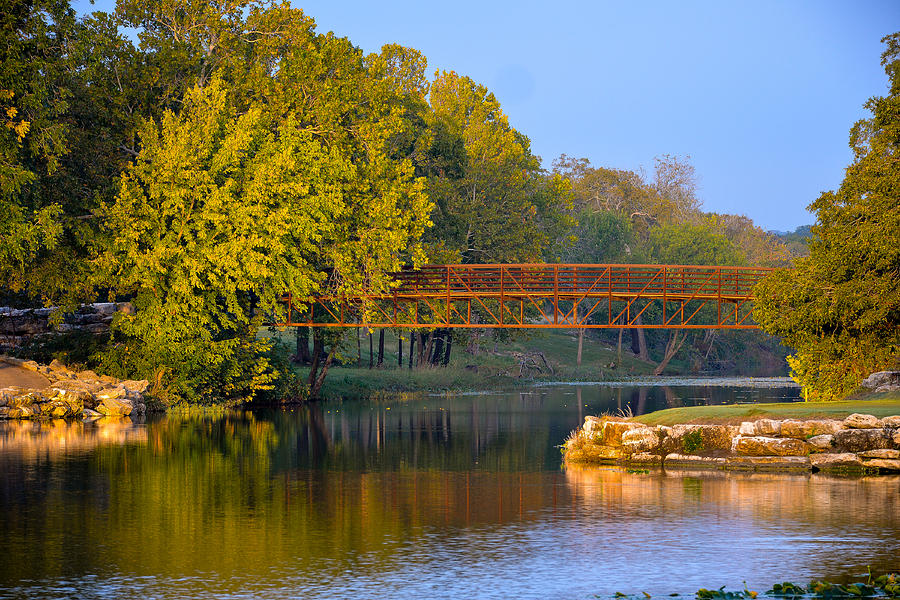 Berry Creek bridge Photograph by John Johnson