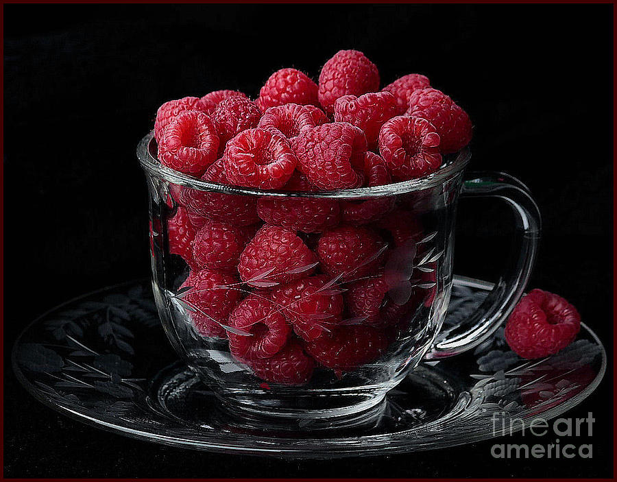 Raspberry Photograph - Berry Delight by Luv Photography