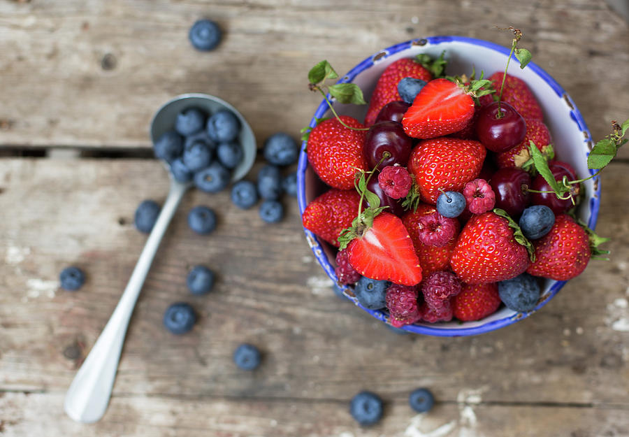 Berry For Breakfast Photograph by Julia Khusainova
