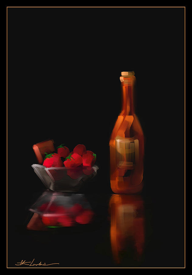 Berry Romantic Painting by Steven Lebron Langston