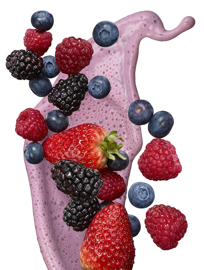 Berry Smoothie Splash Photograph by Jack Andersen