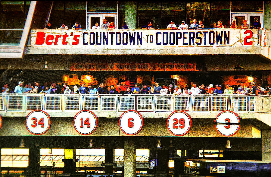 Berts Countdown to Cooperstown Digital Art by Susan Stone