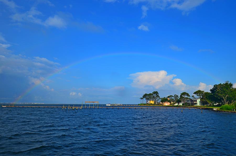 Best Complete Rainbow over Santa Rosa Sound3 Photograph by Jeff at JSJ Photography