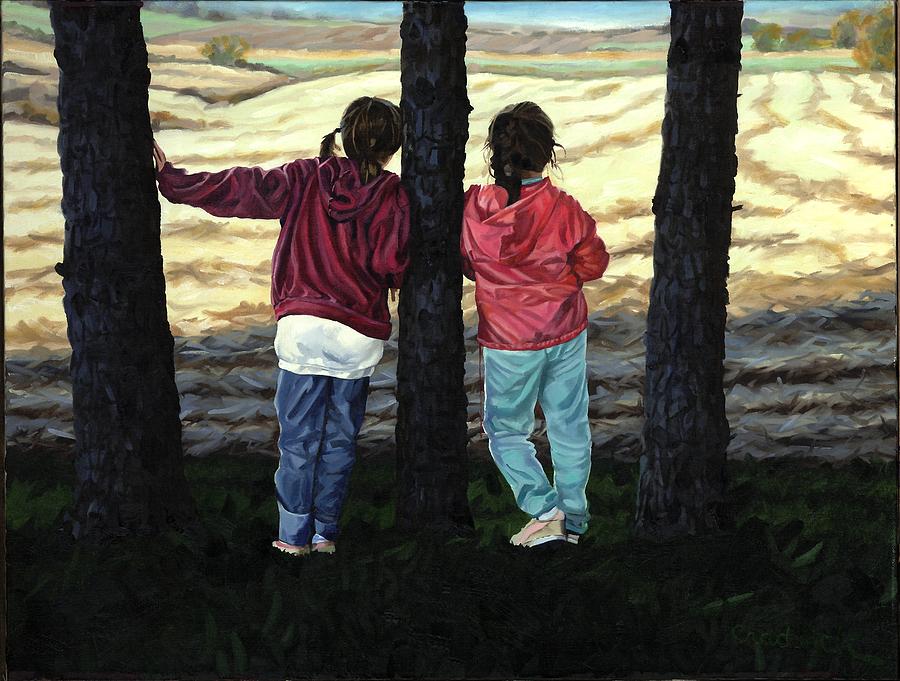 Best Friends - Schomberg Painting by Phil Chadwick