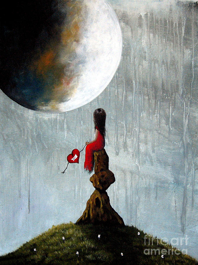 Fantasy Painting - Best Friends Forever by Shawna Erback by Moonlight Art Parlour