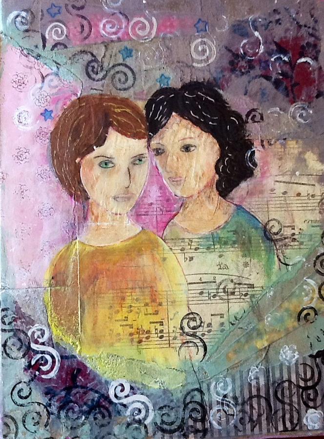 Best friends Painting by Helen Bowman Pixels