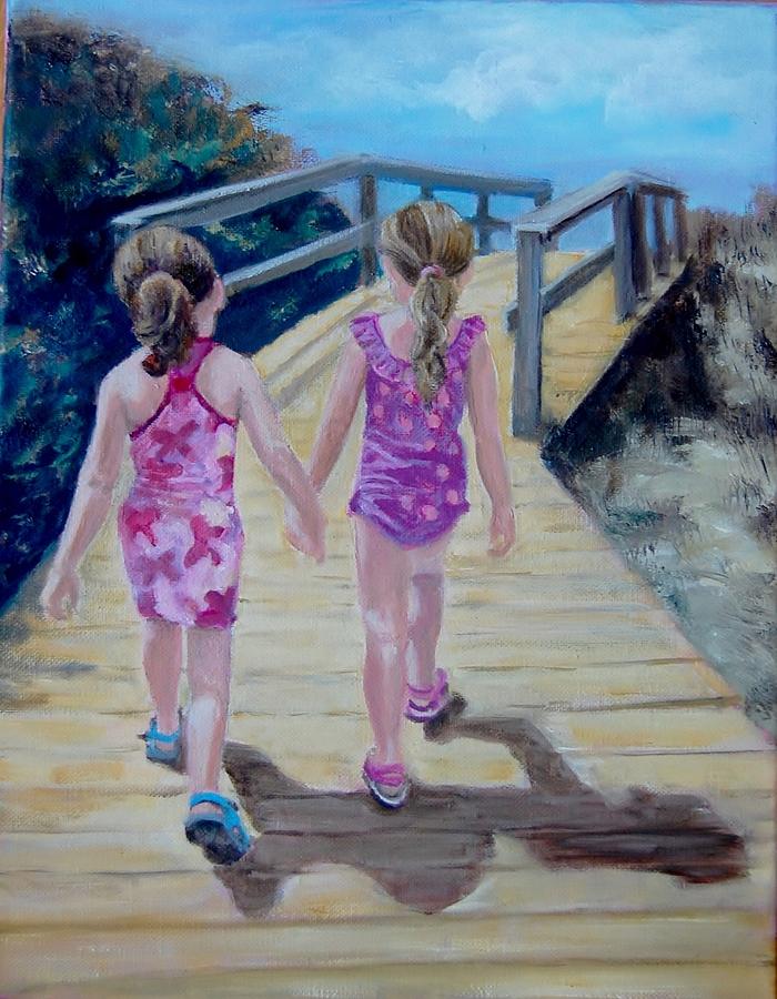 Best Friends Painting By Susan Dyson Fine Art America