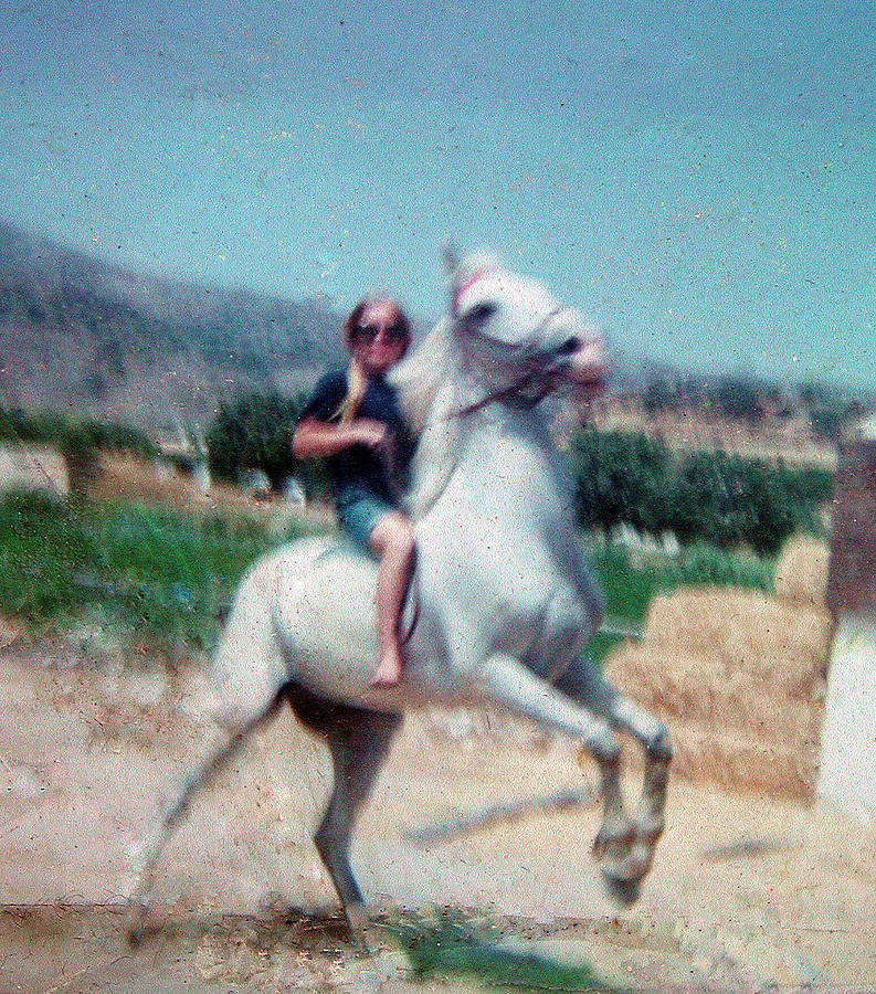 Best friends year 1967-68-69 Horse Rayo - Colette Photograph by Colette V Hera Guggenheim