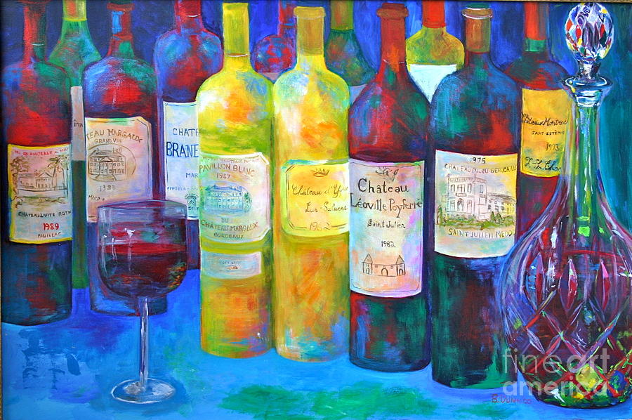 Best of Bordeaux Painting by Barbara Lynn Dunn - Fine Art America