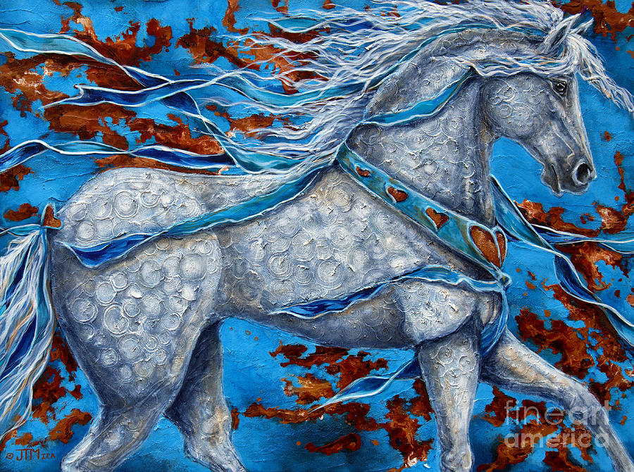 Horse Painting - Best of Show by Jonelle T McCoy