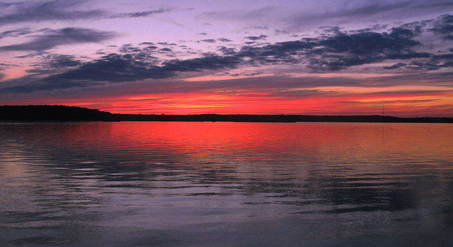 Sunset Photograph - Bethany Beach Sunset by Doug Edmunds