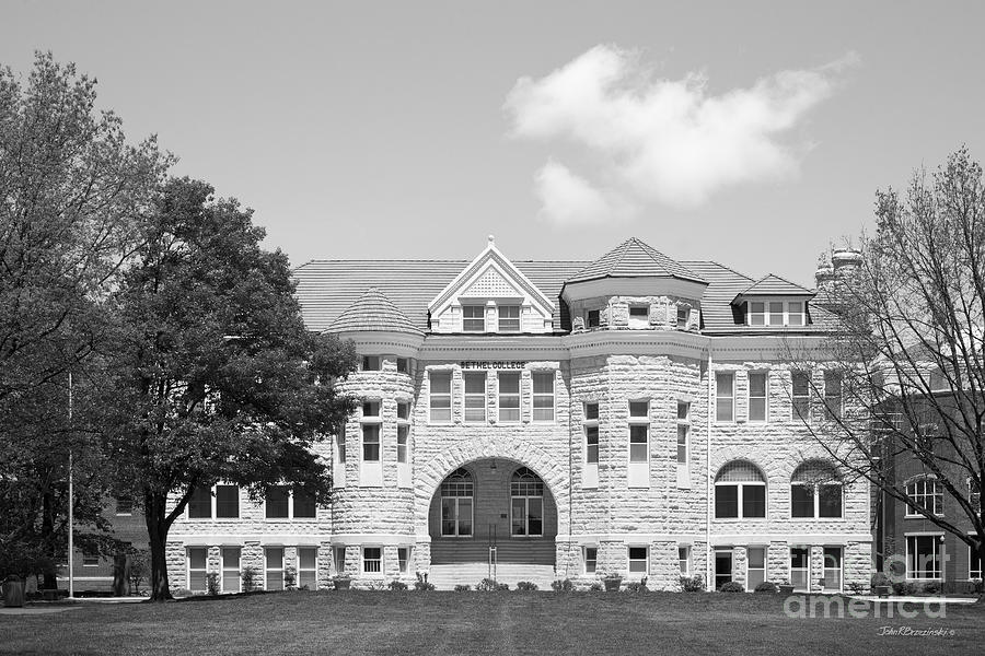 Bethel College Kansas Administration Building Photograph by University Icons