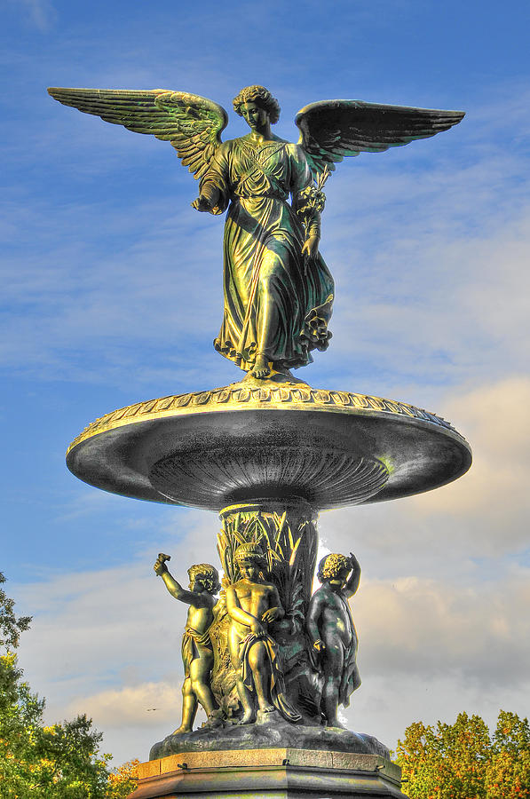 Bethesda Fountain in Central Park Photograph by Randy Aveille