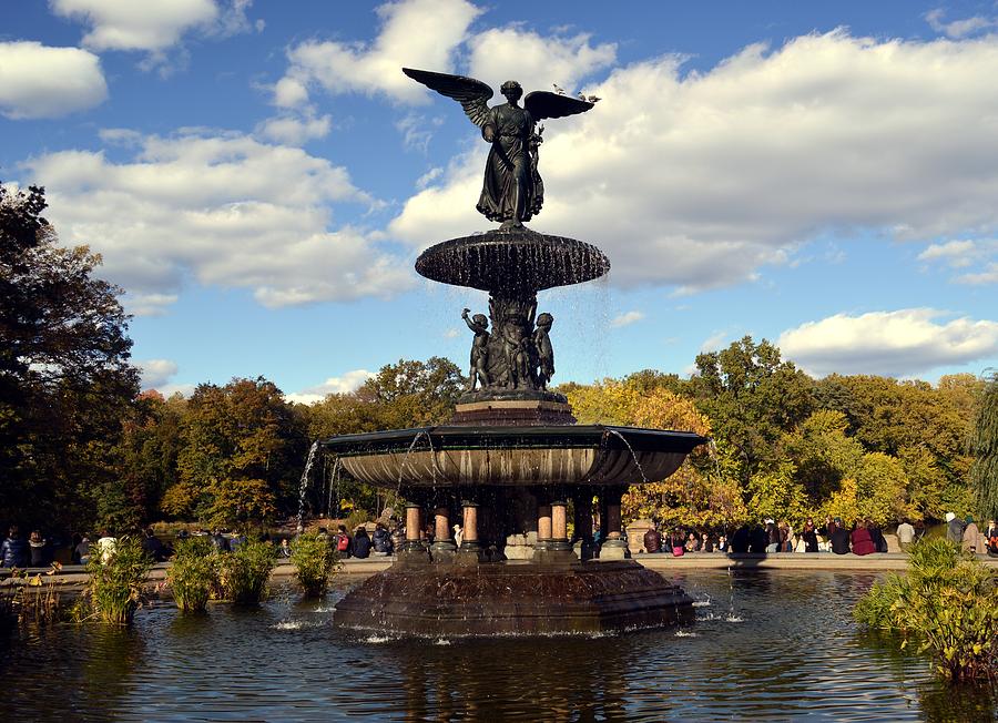 Bethesda Fountain Central Park Photograph by Donald Riley