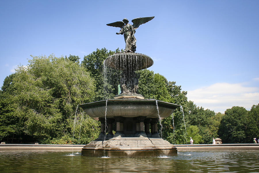 Architecture Photograph - Bethesda Fountain Central Park by Erin Cadigan