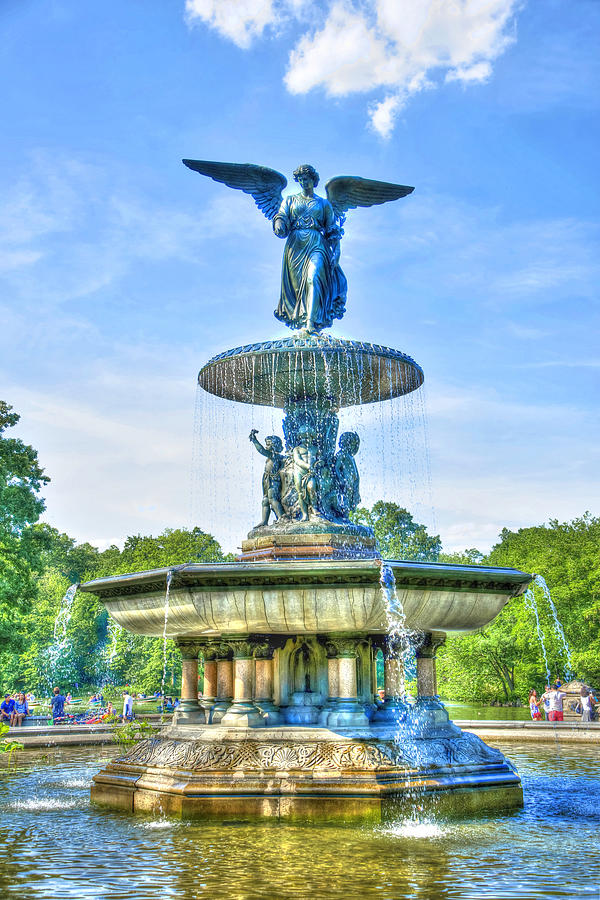 Central Park Photograph - Bethesda Fountain in Central Park by Randy Aveille