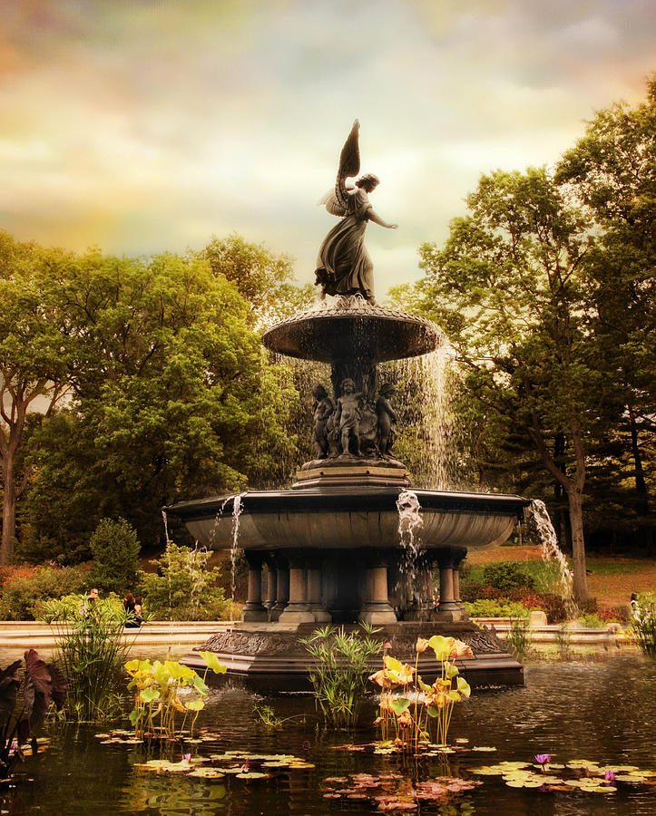 Bethesda Fountain Photograph by Jessica Jenney