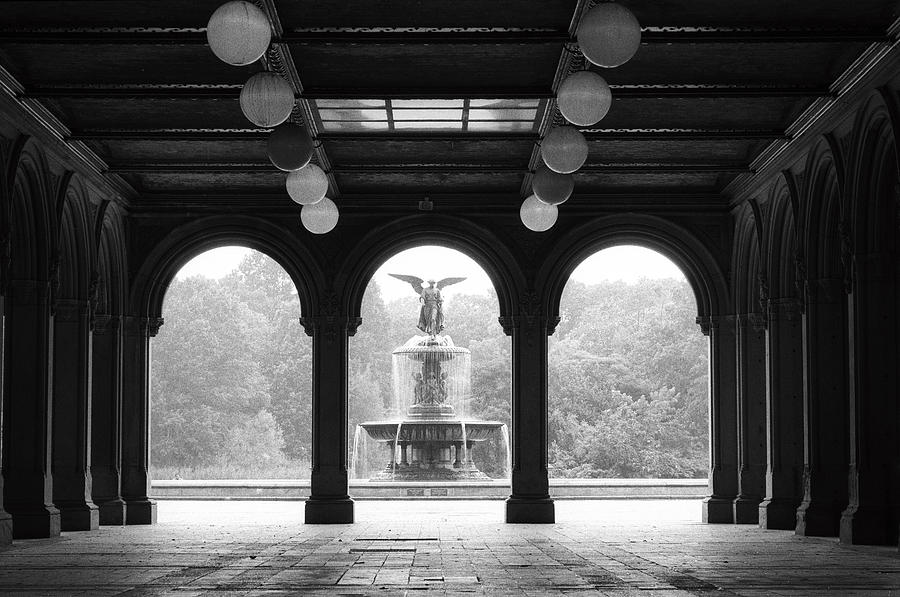 Architecture Photograph - Bethesda Terrace  1990s by Dave Beckerman