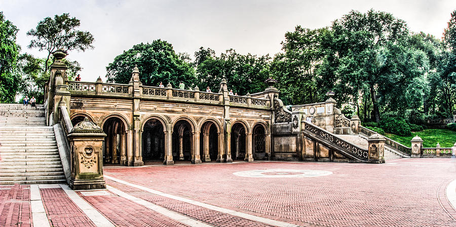 Architecture Photograph - Bethesda Terrace by Dave Hahn