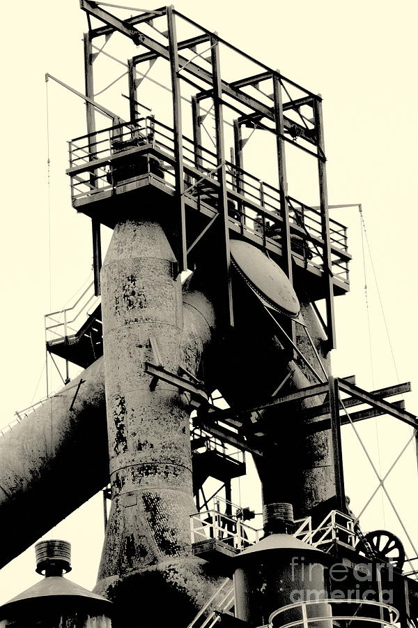 Architecture Photograph - Bethlehem Steel # 7 by Marcia Lee Jones