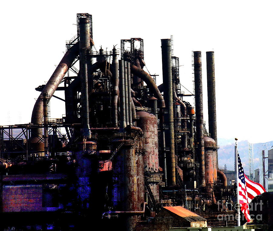 Bethlehem Steel A Century of Building America Photograph by Jacqueline M Lewis