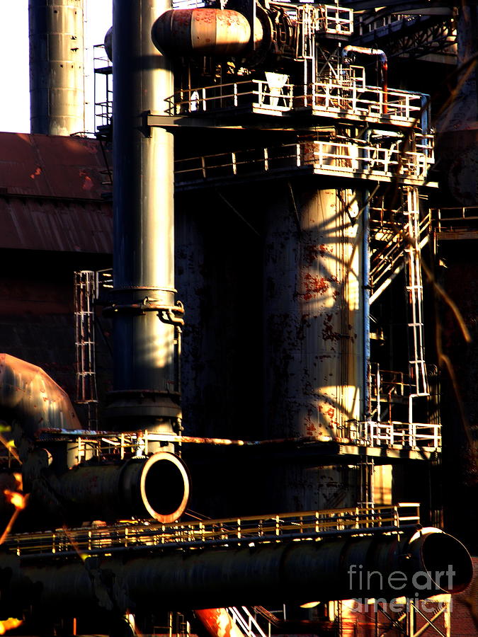 Bethlehem Steel Heavy Metal  Vert. Photograph by Jacqueline M Lewis