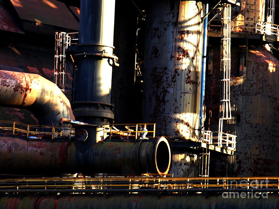 Bethlehem Steel - Horizontal - Heavy Metal Photograph by Jacqueline M Lewis