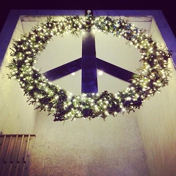 Christmas Photograph - Better From This Angle #piece #peace by Thomas Wheeler